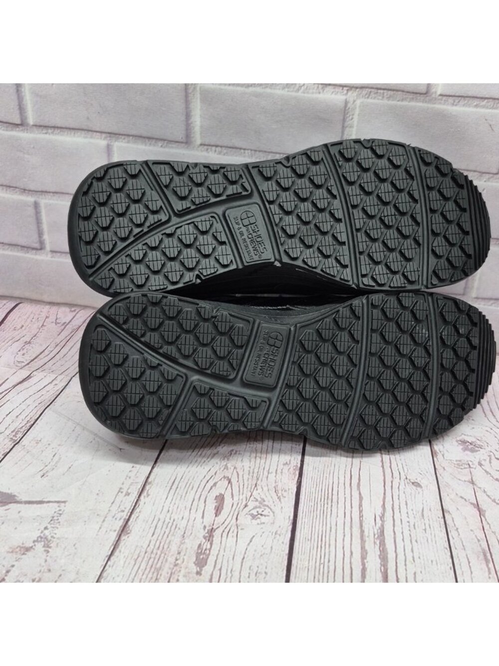Shoes For Crews Womens Entree II Black Slip Resistant Slip-On Sneakers 7.5~ NEW - Picture 7 of 9